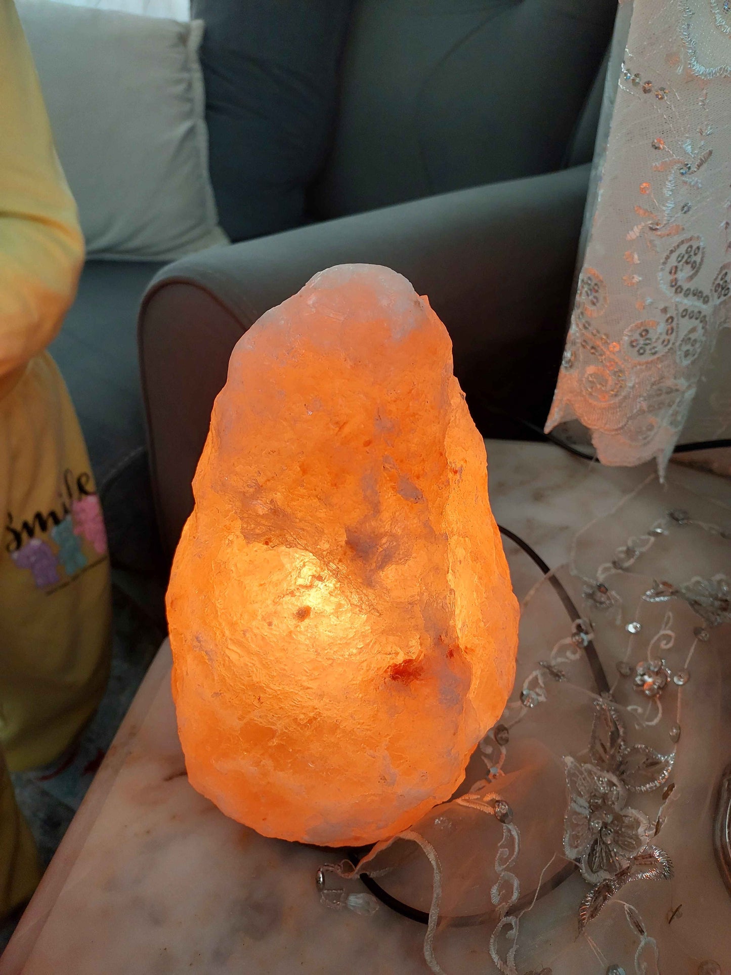 Doğal Himalaya Kaya Tuzu Lambası