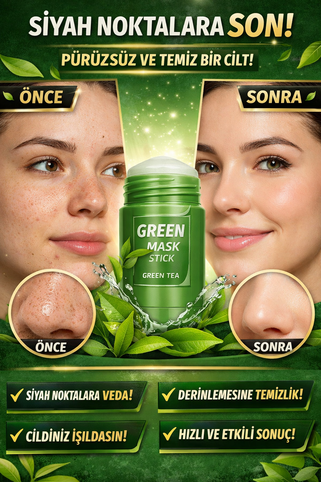 LUNA GREEN MASKE