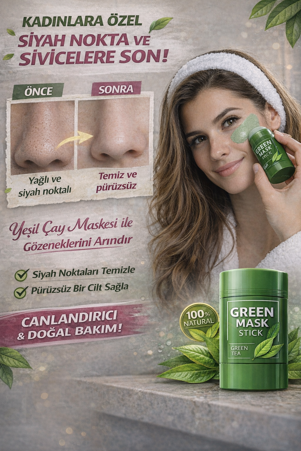 LUNA GREEN MASKE